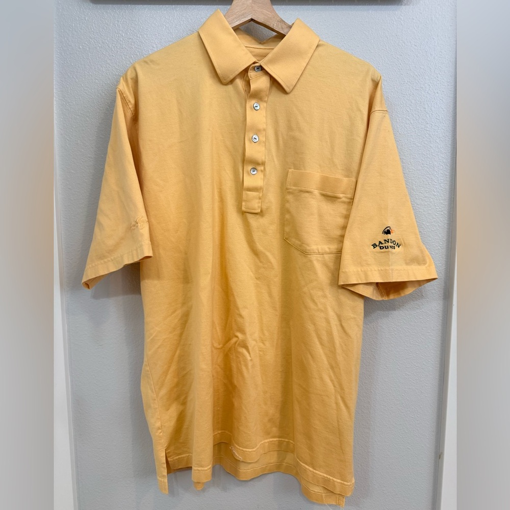 Ben Hogan Bandon Dunes Men's Polo Shirt Yellow Large